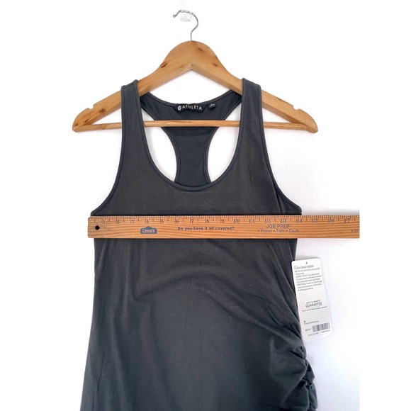 Athleta Playa Maxi Dress in Charcoal Gray/Black Size S NWT - Picture 7 of 7